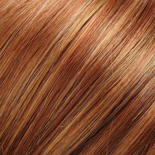 33RH27 - Medium Natural Red w/ 33% Medium Red-Golden Blonde Highlights