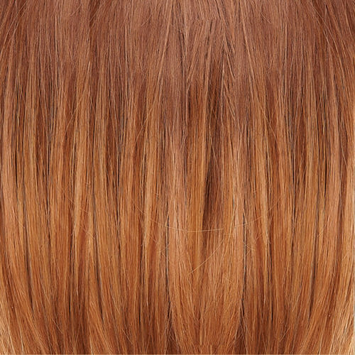 B8/27/30RO  - Med. Natural Brown Roots to Midlengths, Med. Red-Gold Blonde Midlengths to Ends
